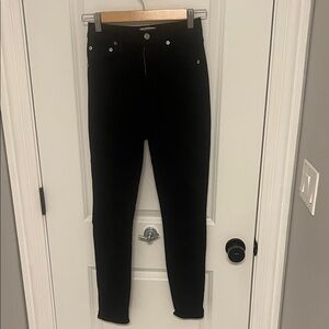 Agolde Women's Classic Black Skinny Jeans
